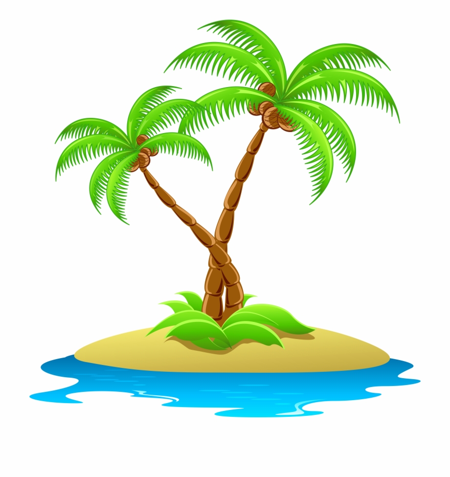 Palm Trees And Island Png Clipart Image Palm Tree Png Clipart Png | My ...