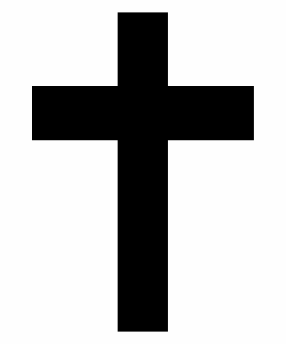 Christian Cross Trans Black Cross