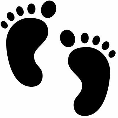 Baby Foot. Line Art Vector Illustration. Feet Of Tiny Baby. Outline Royalty  Free SVG, Cliparts, Vectors, and Stock Illustration. Image 137892752.