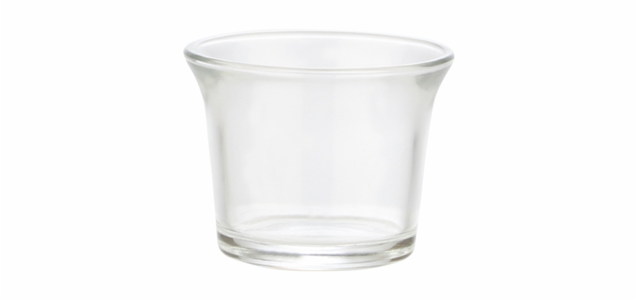 Clear Glass Votive Old Fashioned Glass