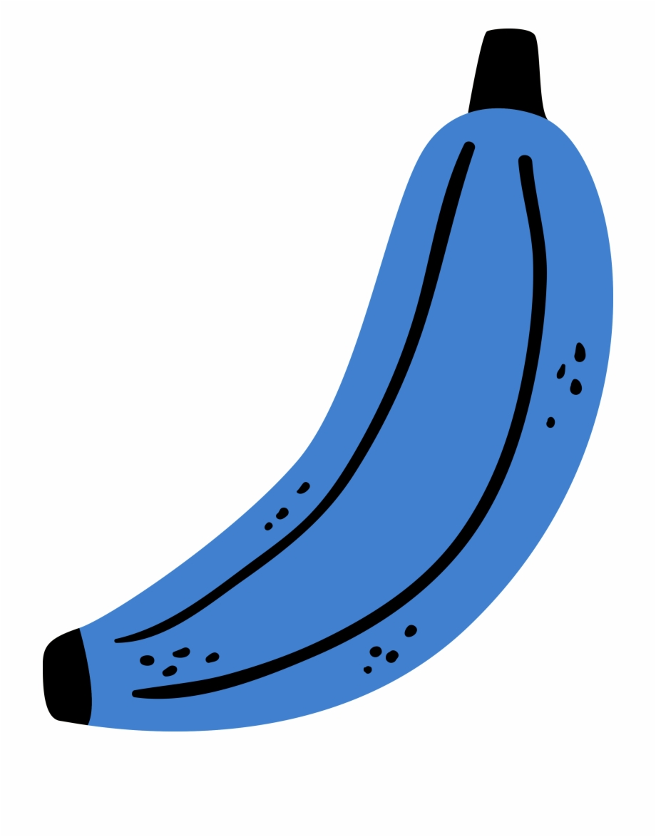 Blue Banana Clipart