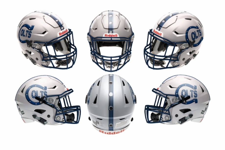 5961B3bd1fb81 Coltsspeedflex6view Charlotte 49Ers Football Helmet