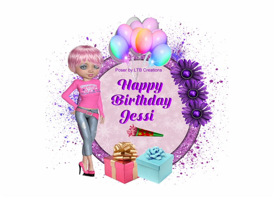 Glitter Text Personal Happy Birthday Balloon