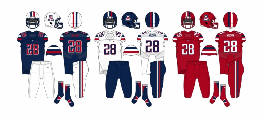 Arizona Wildcats Football Uniform Concepts Png Download Arizona