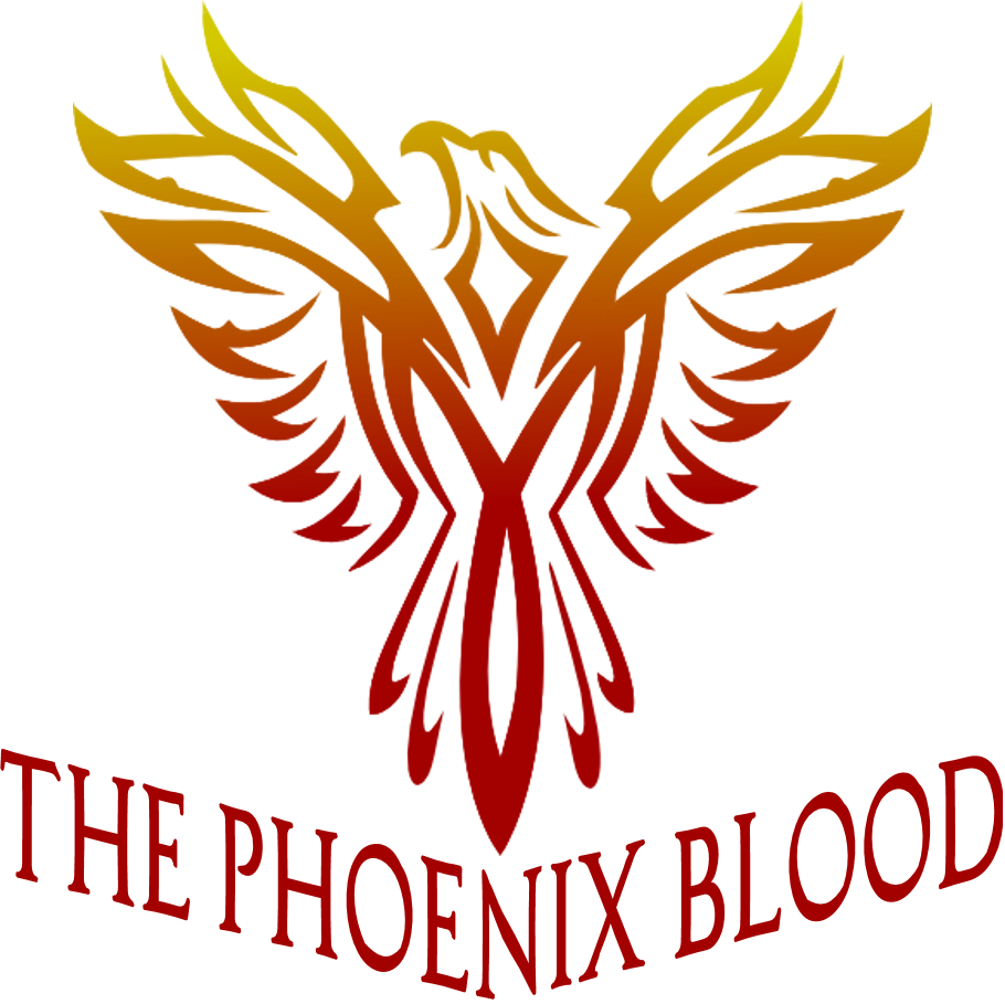 The Phoenix Blood Fire Logo Blue Phoenix Bird