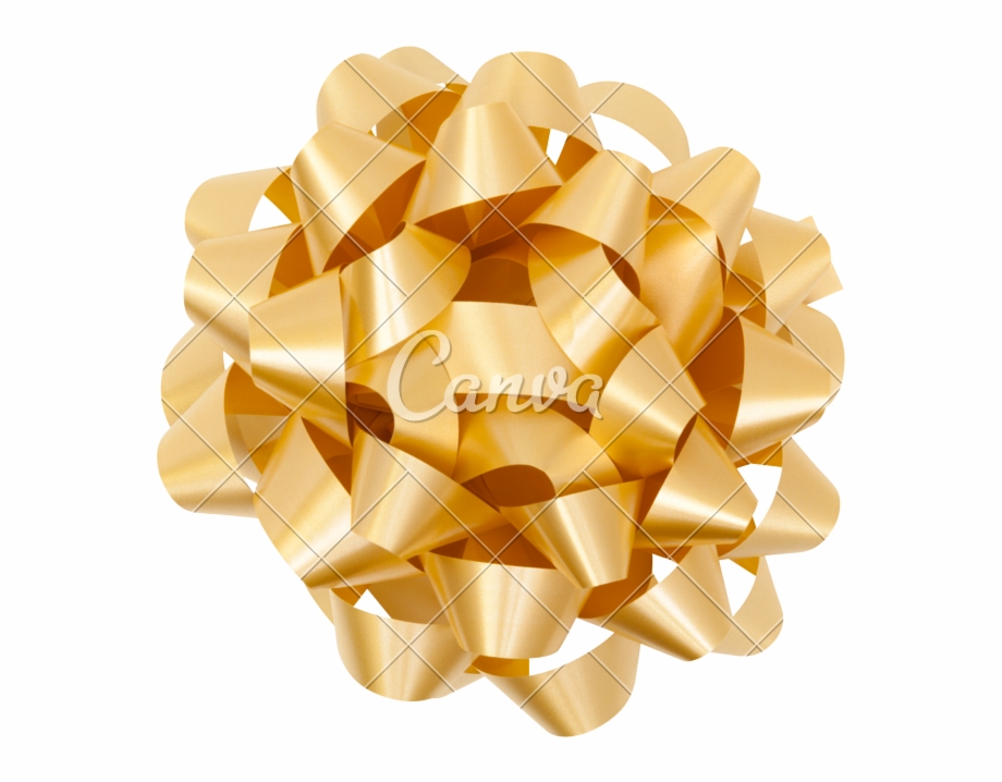 Gold Gift Bow Png Zirbenlocken