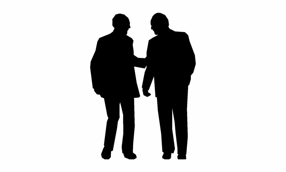 Two Men Silhouette Png