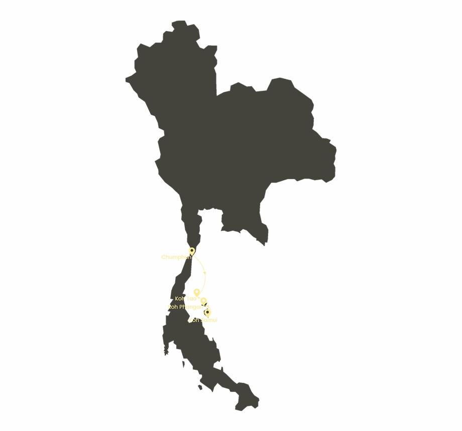 Exotic Thailand Map No Background