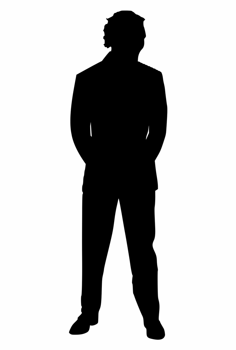 Silhouette Man Standing