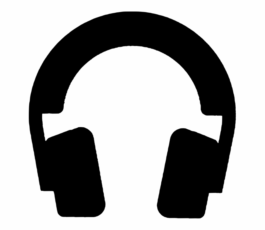 Headset Silhouette Listen Icone Fone De Ouvido Png