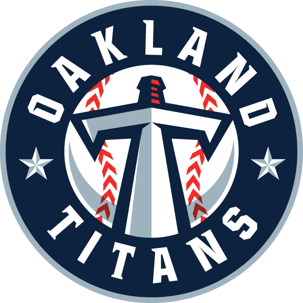 Oakland Titans Baseball Garage Logo Titan Logo Baseball