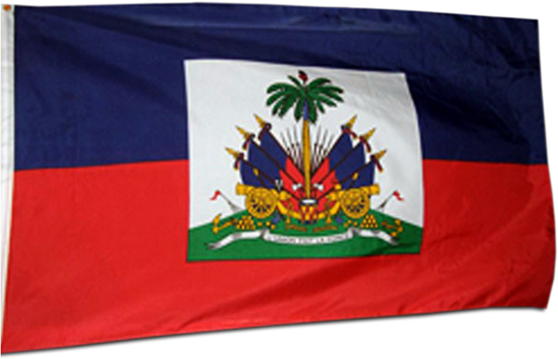 Haiti Large Flag La Bandera De Haiti