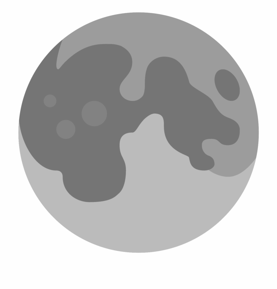 Moon Vector Free Flat Moon Icon Png