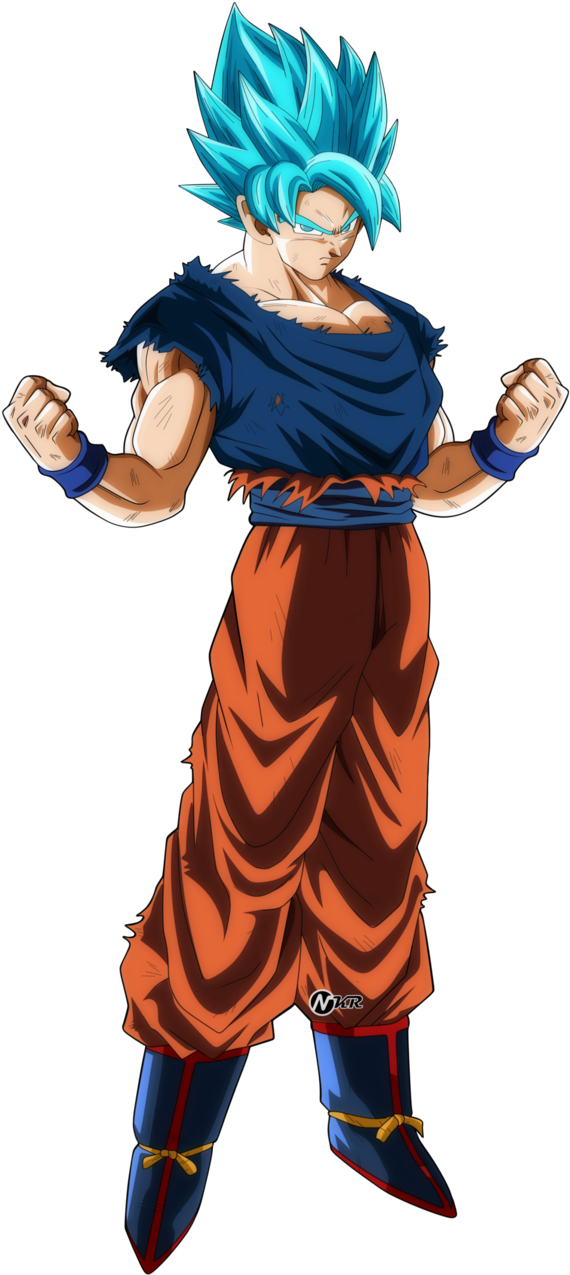 Super Saiyan Blue Goku Png, Transparent Png - vhv