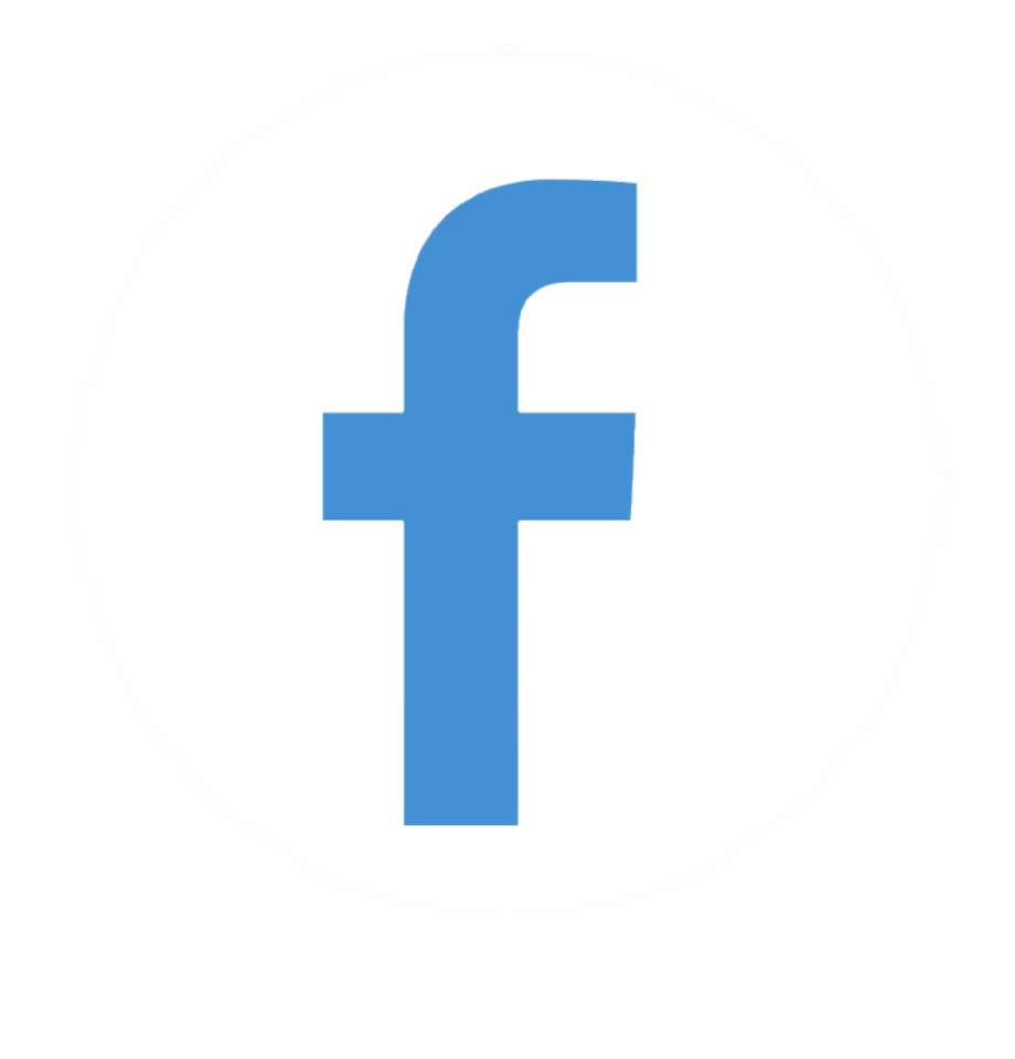 facebook logo png white circle