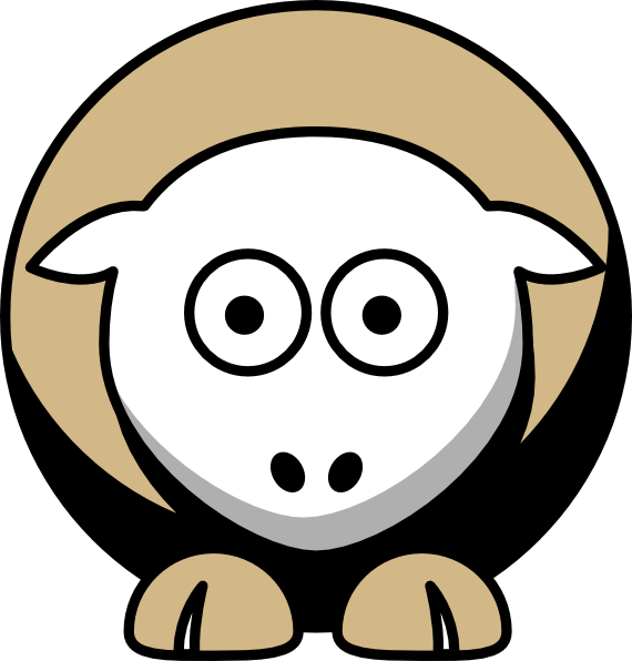 Original Png Clip Art File Sheep 3 Toned