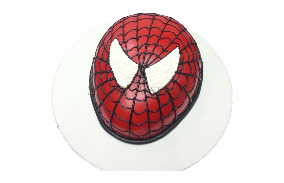 Spiderman Face Png Birthday Cake