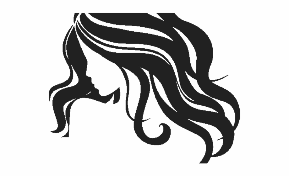 Braid Clipart Transparent Women Hair Silhouette Clipart