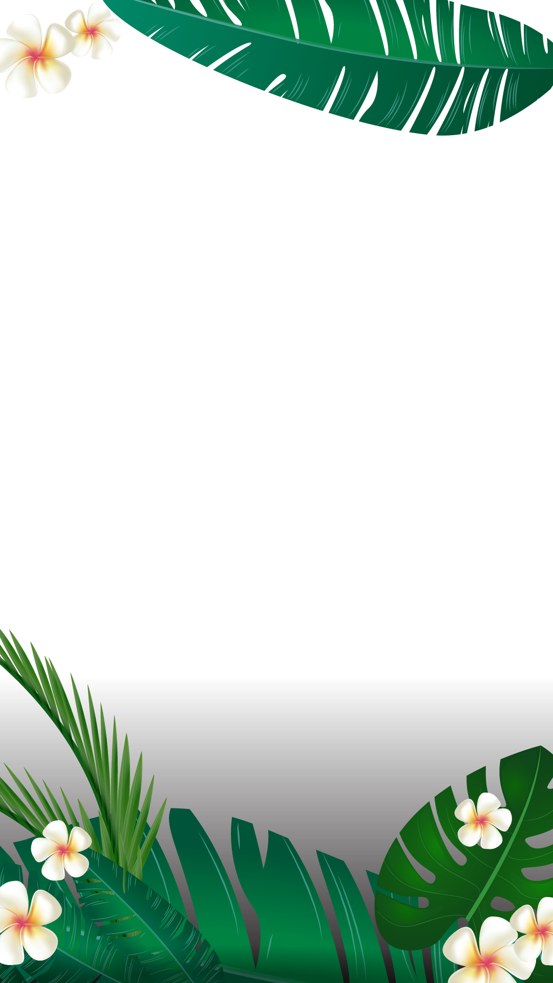 Tropical Leaves Border Design Png Psd Files Png Images Clipart Images