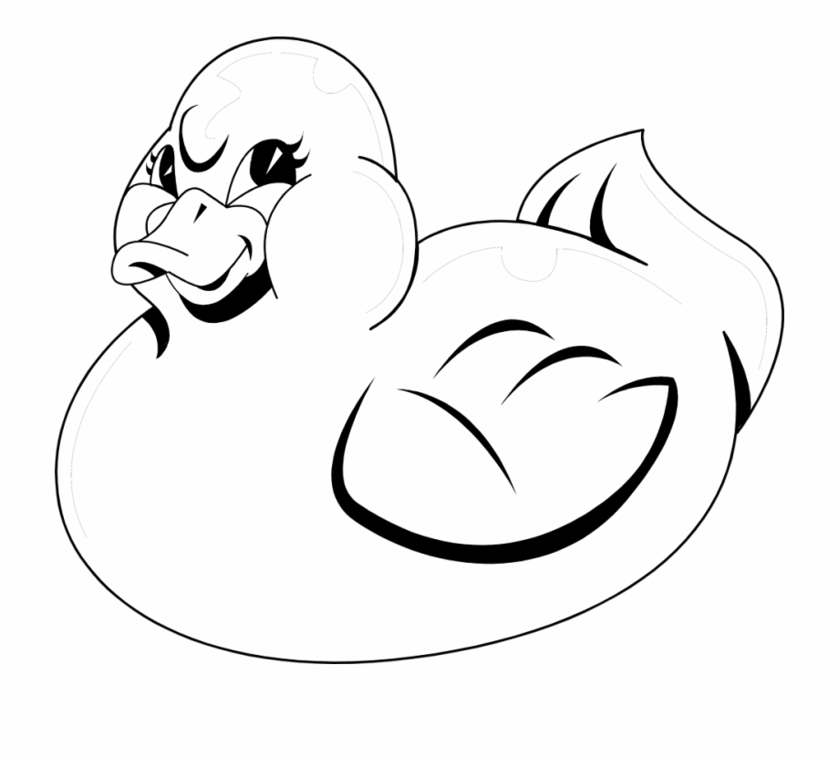 Rubber Duck Rubber Ducky Clipart Black And White