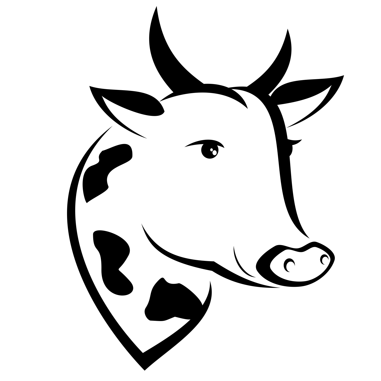 Cow Head Png - Clip Art Library
