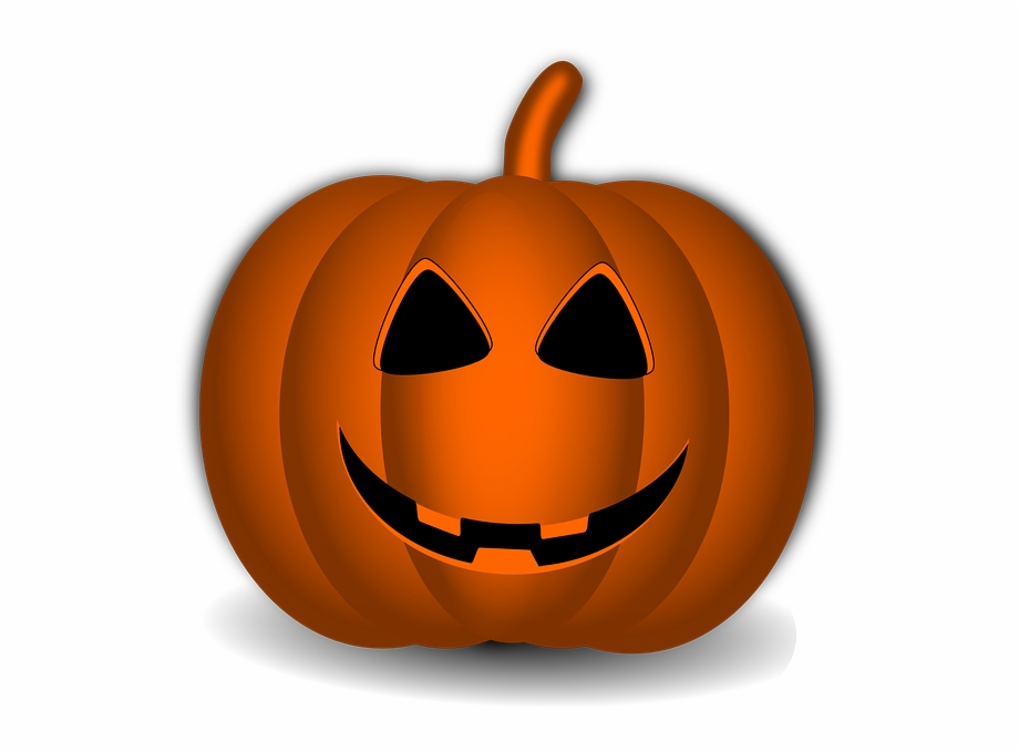 Pumpkin Halloween Face Lantern Happy Smiling Happy Halloween