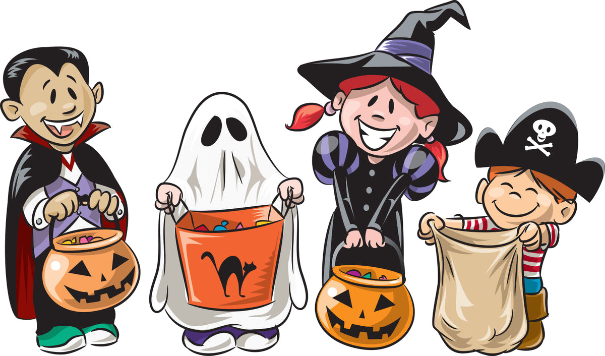 Trick Or Treat Illustration - Clip Art Library