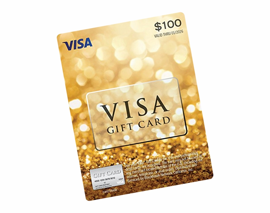 visa gift card vector