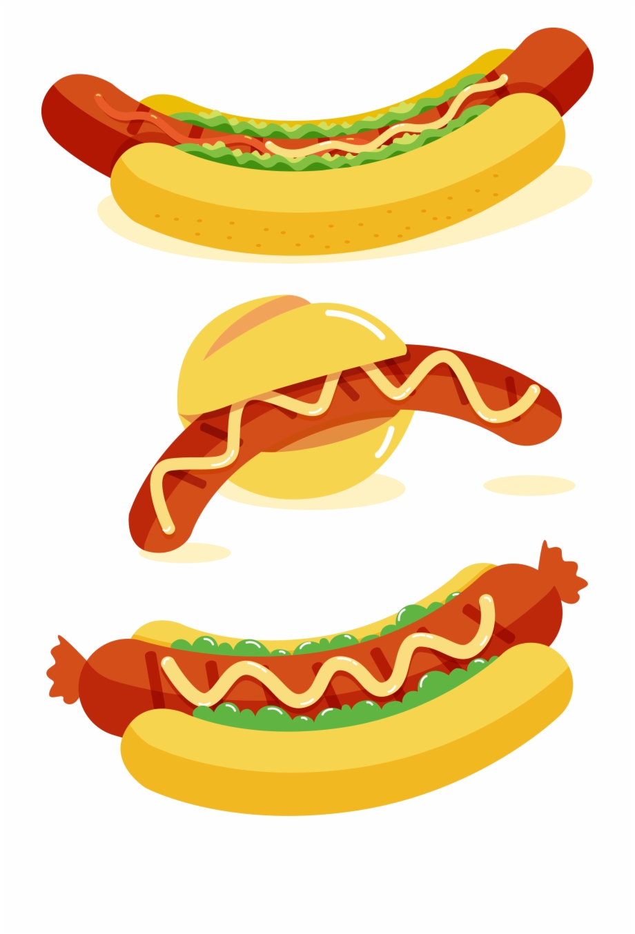 Hot Dog Bratwurst Sausage Fast Food Fast Food