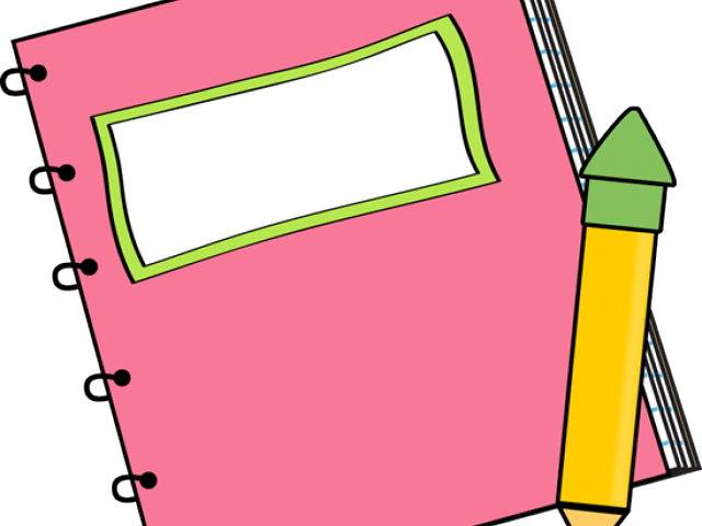 Notebook Clipart Clipart Book And Pencil Png