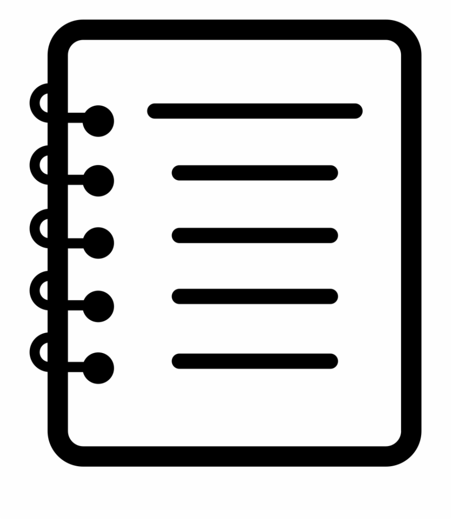 notepad vector png