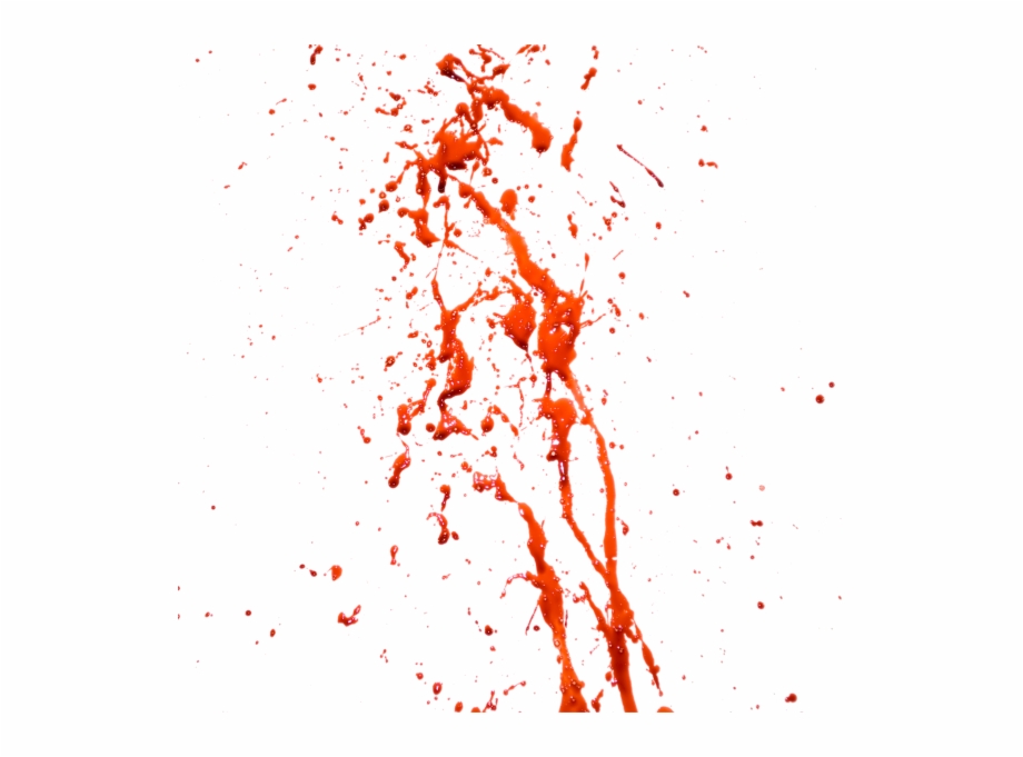 Splashed Flow Blood Free Png Download Realistic Blood