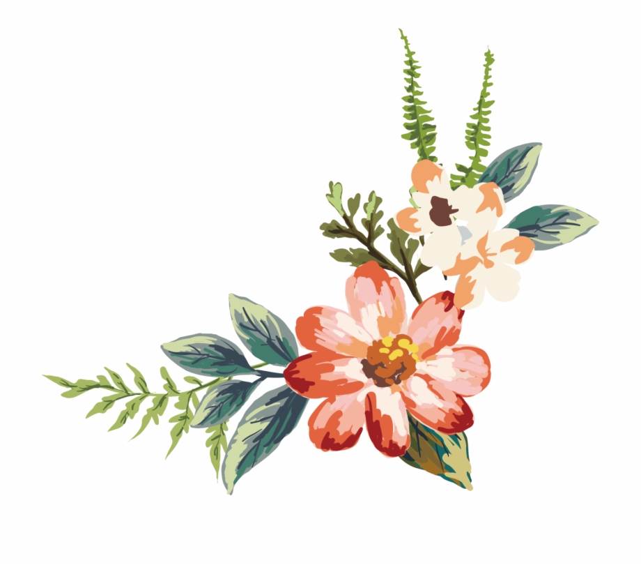 Old Drawing Flower Flower Watercolor Png