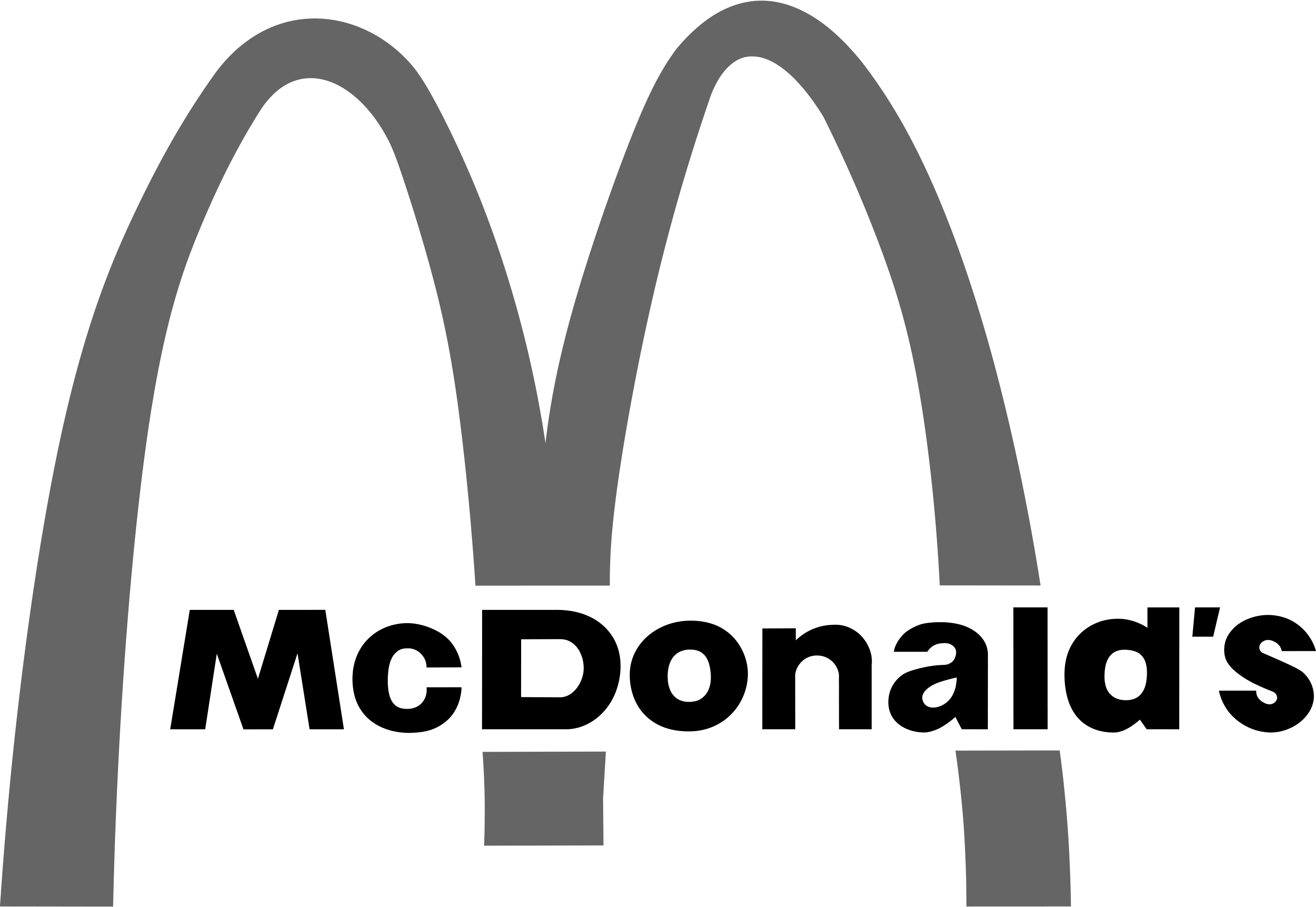 Mcdonalds Logo Black And White