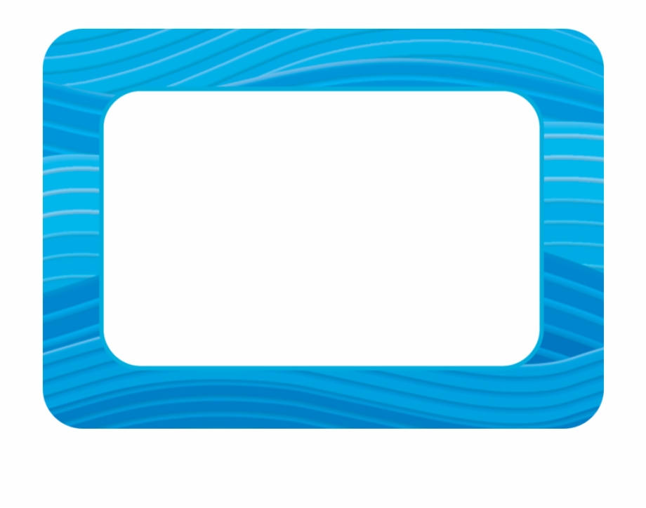 Tcr5181 Blue Waves Name Tags Image Ipad Template