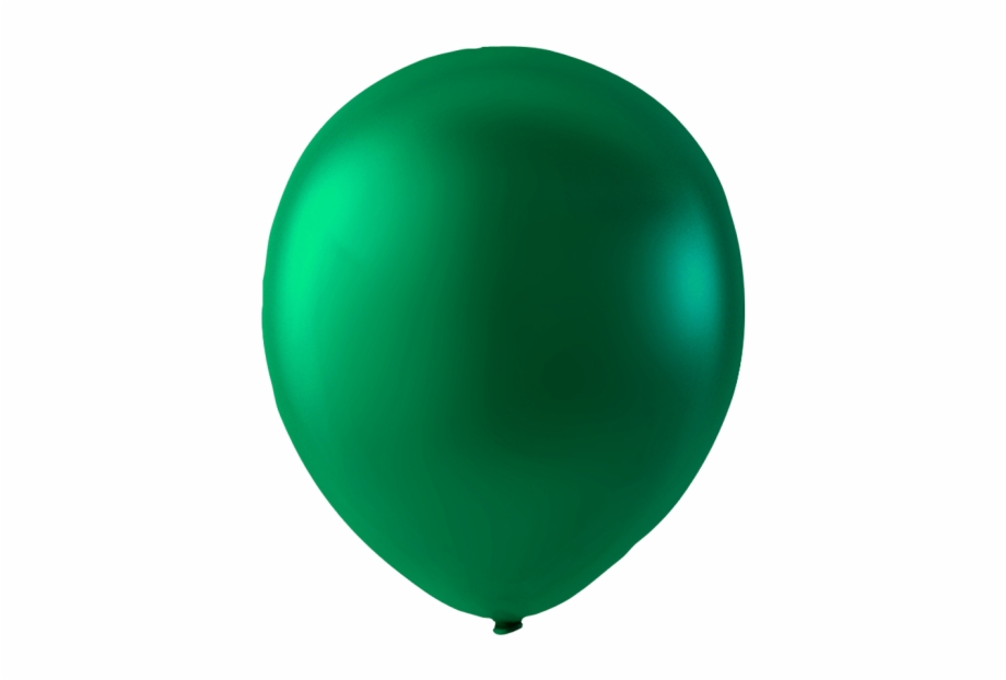Green Metallic Balloon Png