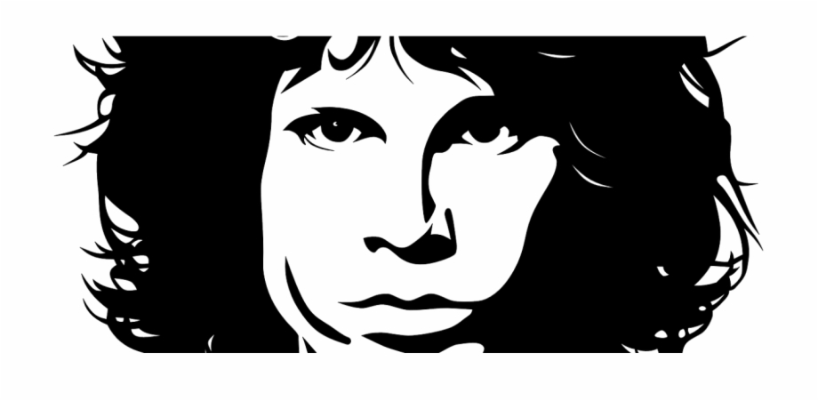 Jim Morrison Black And White Art
