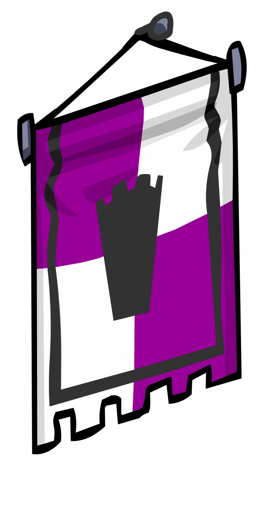 Purple Banner Sprite