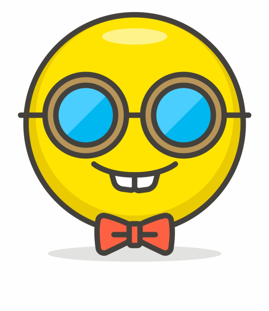 084 Nerd Face Nerd Emoji Pngs