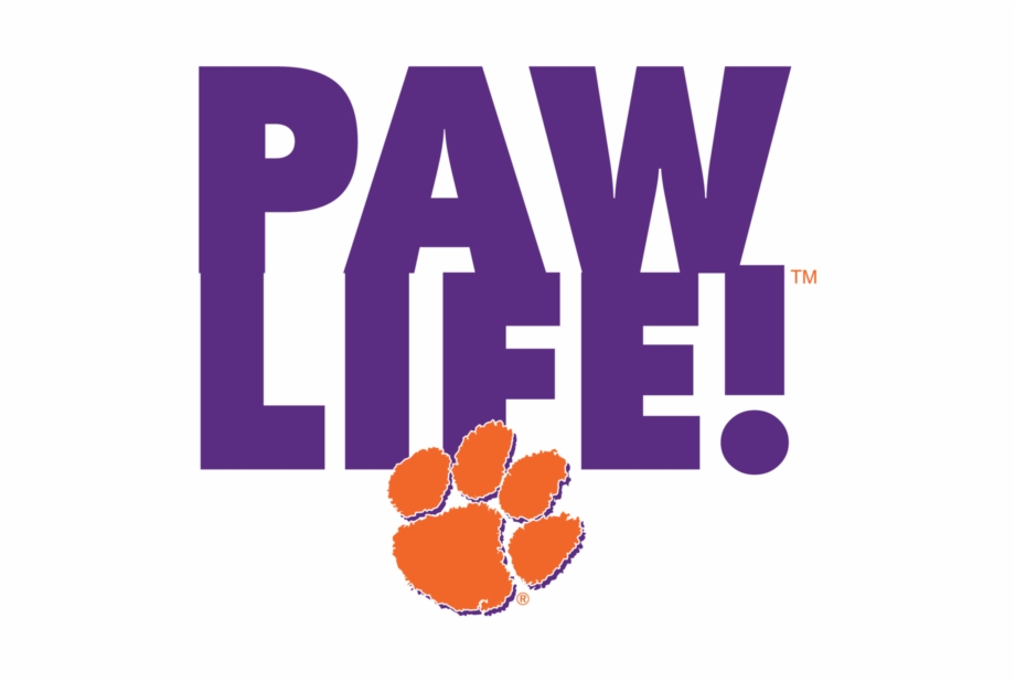 Vertical With Paw Paw Life Clemson