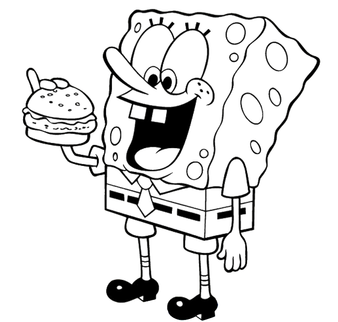Free Spongebob Clipart Black And White Download Free Spongebob Clipart 