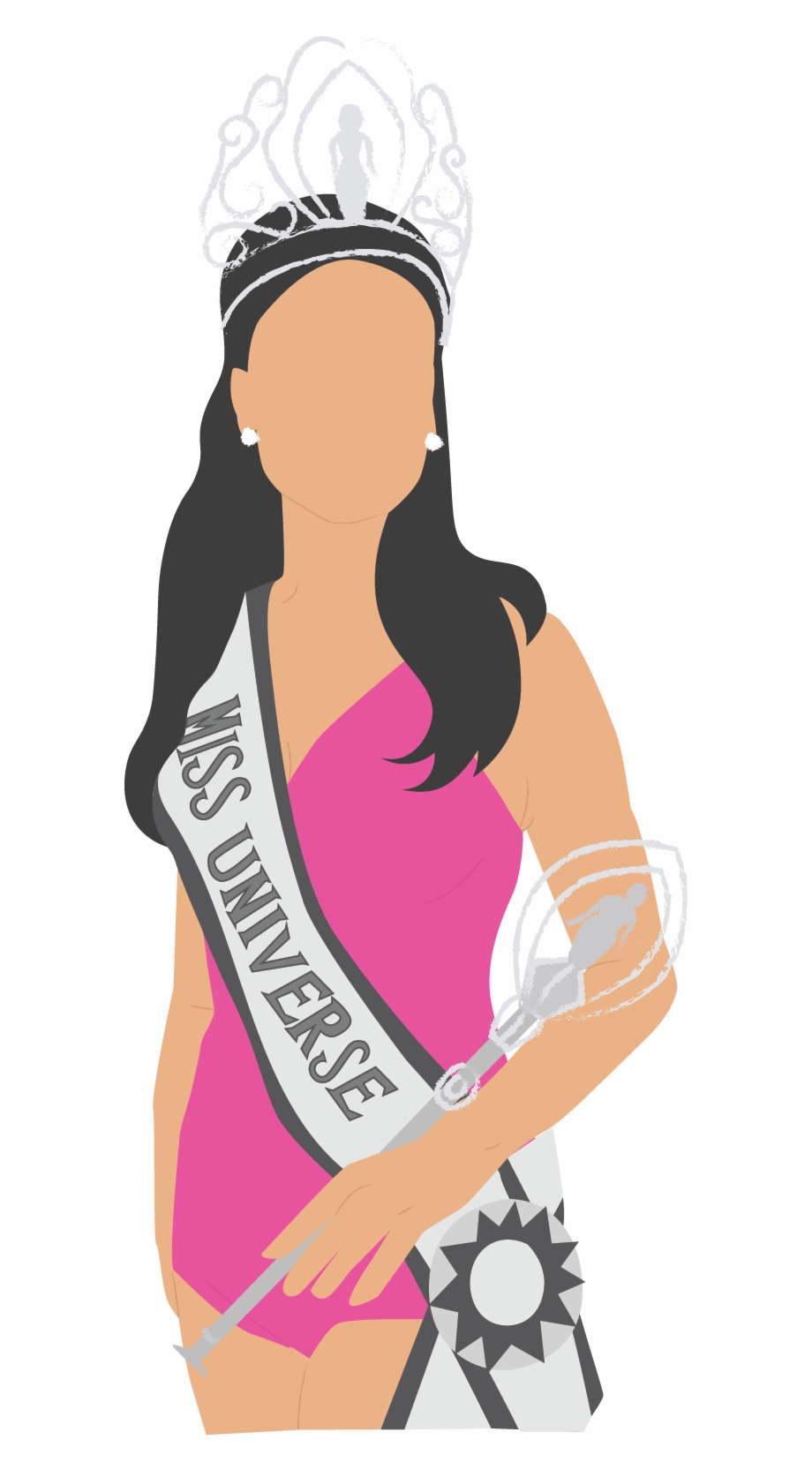 Gloria Diaz The First Filipina Miss Universe Illustration