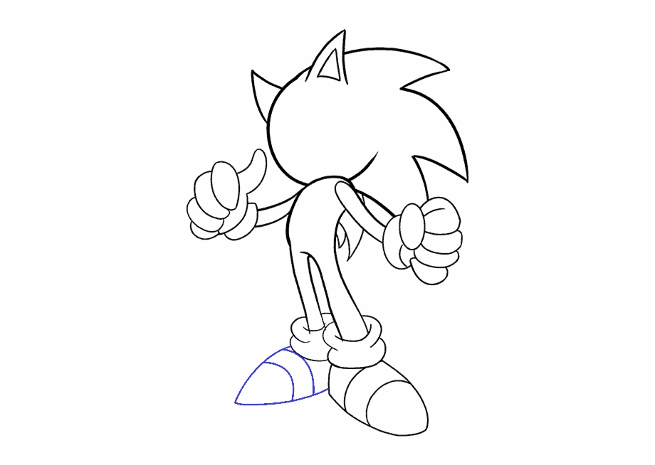 How To Draw Sonic The Hedgehog Draw A
