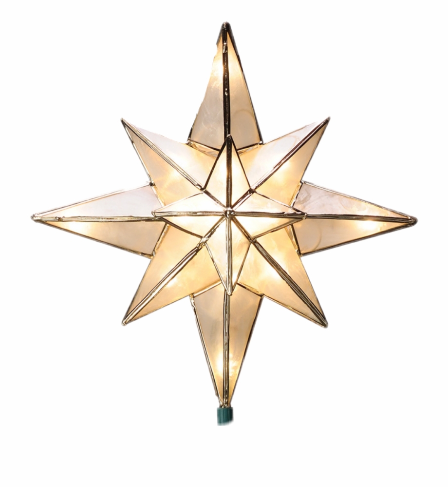 Christmas Star Ornament Capiz Star Tree Topper