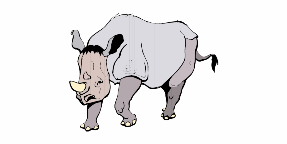Drawing Hippopotamus Wild Animal Cartoon