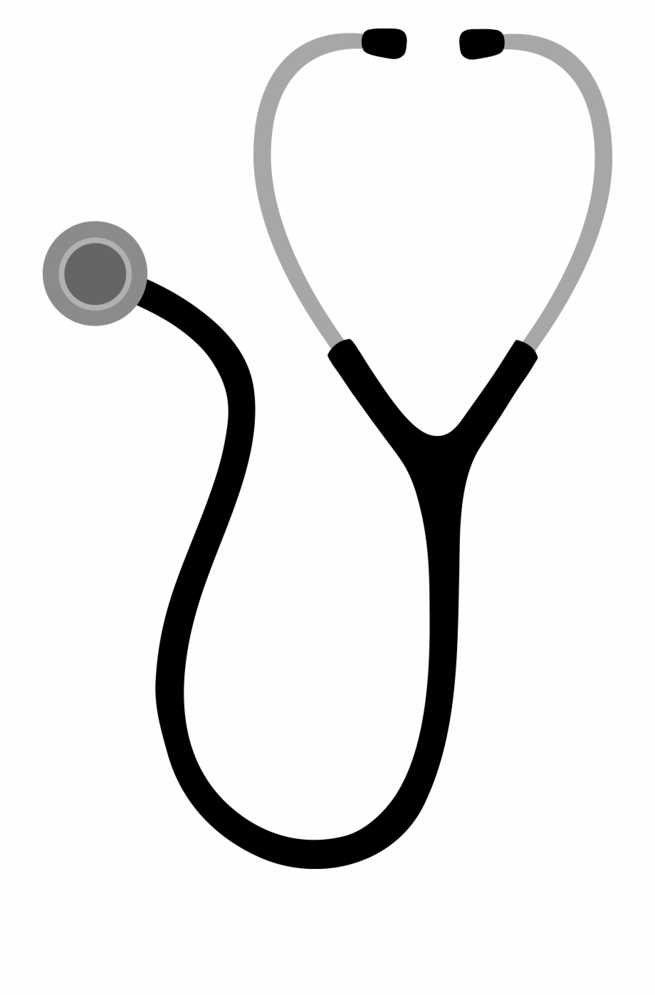 Black Medical Stethoscope Transparent Background Stethoscope Clipart Png -  Clip Art Library