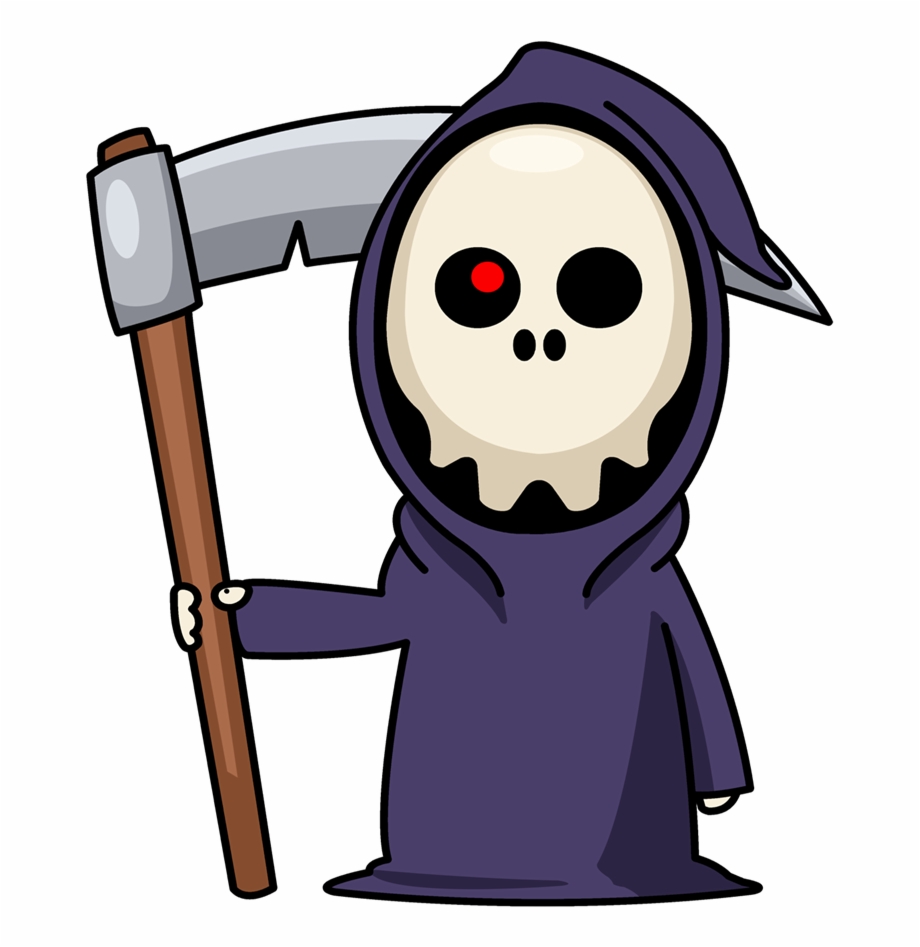 Clip Art Library Cliparts Cute Grim Reaper