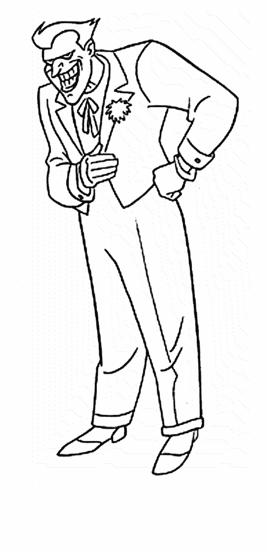 The Joker Coloring Page Joker Coloring Pages Animated