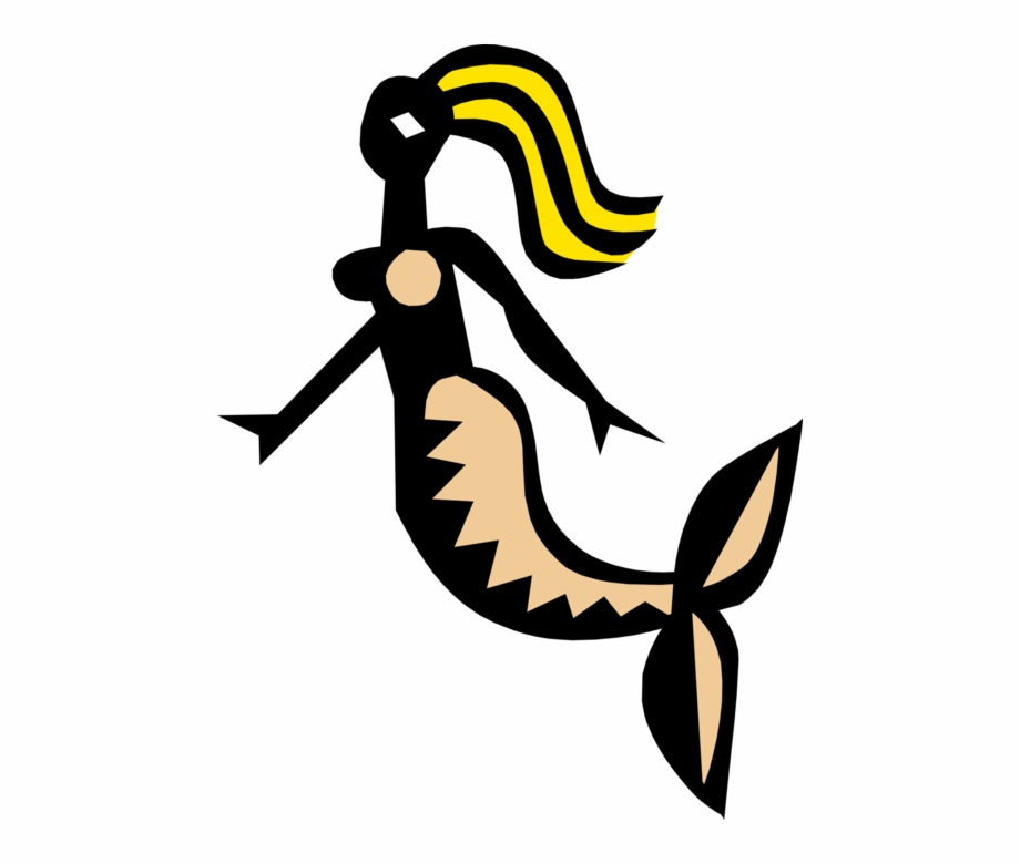 Free Little Mermaid Clipart Black And White, Download Free Little ...
