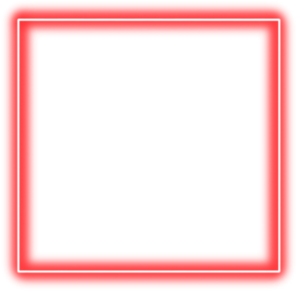 Red Neon Square Border Png Freetoedit Neon Square
